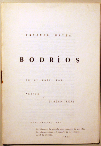 BODRIOS - 1982