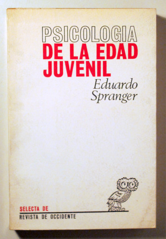 PSICOLOGÍA EN LA EDAD JUVENIL - Madrid 1965