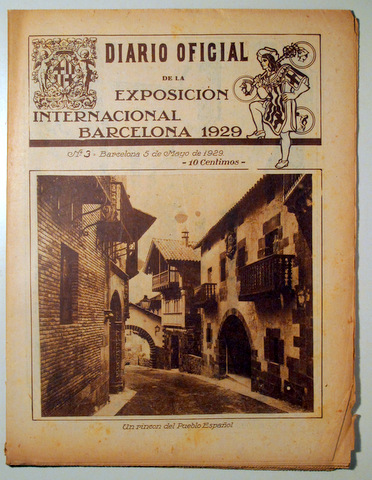 DIARIO OFICIAL DE LA EXPOSICIÓN INTERNACIONAL BARCELONA 1929. Nº 3 - Barcelona 1929