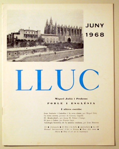 LLUC  JUNY 1968 - MIQUEL JULIÀ I PROHENS: POBLE I ESGLÉSIA - Palma de Mallorca 1968