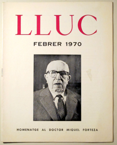 LLUC FEBRER 1970 - HOMENATGE AL DOCTOR MIQUEL FORTEZA - Palma de Mallorca 1970