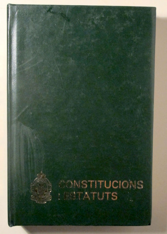 CONSTITUCIONS I ESTATUTS / CONSTITUCIONES Y ESTATUTOS - Saragossa 1988 - Edición bilingüe - Maristas