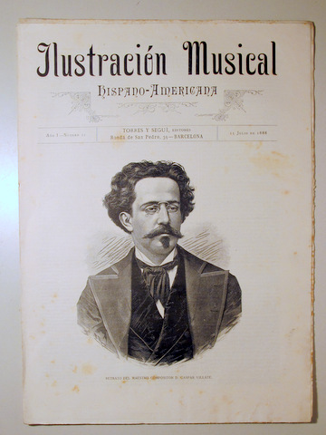 ILUSTRACIÓN MUSICAL HISPANO-AMERICANA. Año I. Número 12 - 15 julio - Barcelona 1888