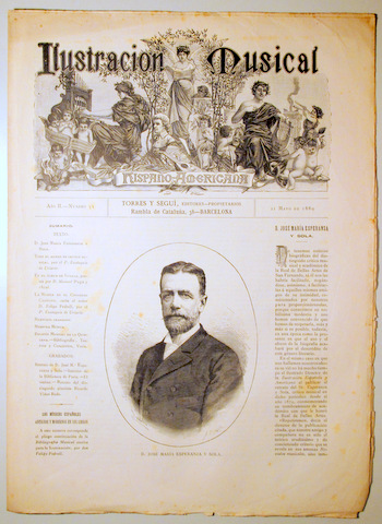 ILUSTRACIÓN MUSICAL HISPANO-AMERICANA. Año II. Número 33 - 21 mayo - Barcelona 1889