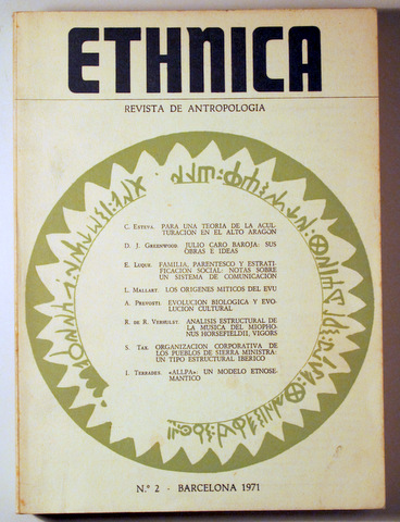 ETHNICA. Revista de antropologia. Núm. 2 - Barcelona 1971