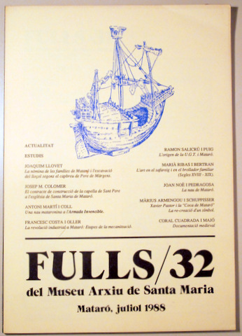 FULLS/32 - Mataró 1988 - Molt il·lustrat