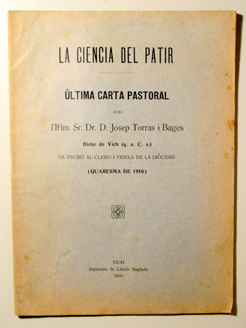 LA CIENCIA DEL PATIR - Vich 1916