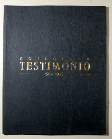 COLECCIÓN TESTIMONIO 95-96 - Barcelona 1997 - Ilustrado