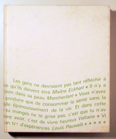 L'APPRENTISSAGE DE LA SÉRÉNITÉ - Paris 1978 - Ilustrado  - Livre en français.