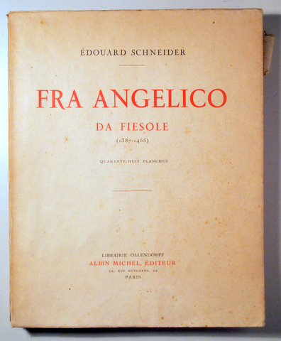 FRA ANGELICO DA FIESOLE (1387-1455) - Paris 1924 - Ilustrado - Livre en français