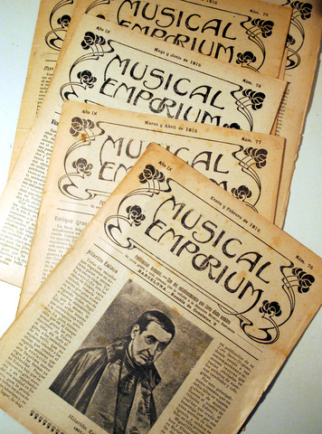 MUSICAL EMPORIUM Núm. 71 a 74 (Año 1915 completo) - Barcelona 1915