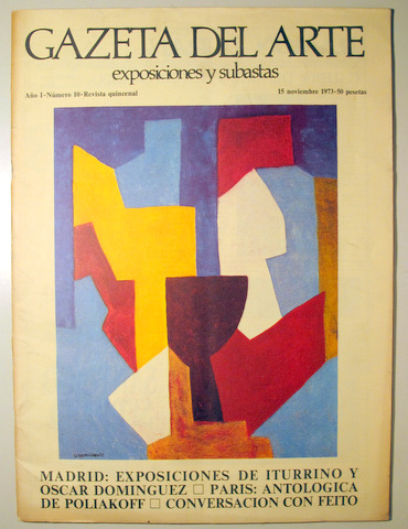 GAZETA DEL ARTE. Núm. 10. Exposiciones y subastas - Madrid 1973 - Ilustrado