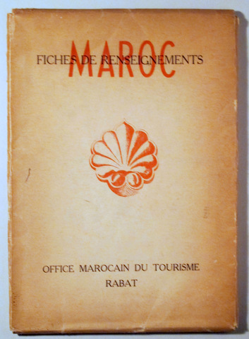 MAROC. FICHES DE RENSEIGNEMENTS - Rabat c. 1950. - Livre en français