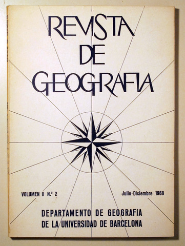 REVISTA DE GEOGRAFIA. Volúmen II, Nº 2 - Barcelona 1968