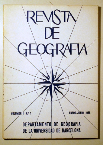 REVISTA DE GEOGRAFIA. Volúmen II, Nº 1 - Barcelona 1968
