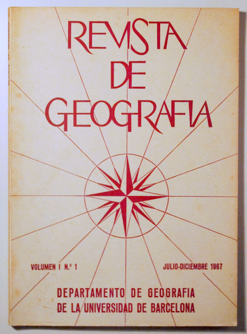 REVISTA DE GEOGRAFIA. Volúmen I, Nº 1 - Barcelona 1967