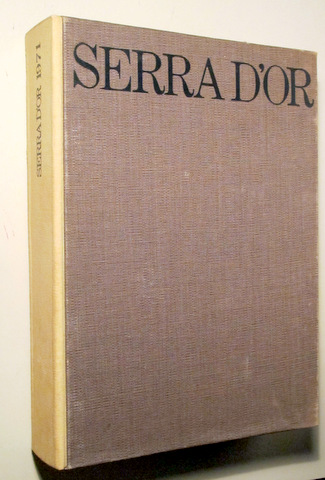 SERRA D'OR 1971 (Any complet) - Barcelona 1971 - Il·lustrat