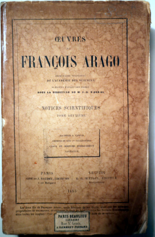 OEUVRES COMPLÈTES. Tome V Notices scientifiques tome 2 - Paris 1860 - Ilustraciones