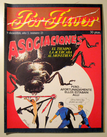 POR FAVOR. Núm. 23. 9 diciembre 1974. ASOCIACIONES - Ilustrado