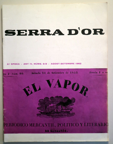 SERRA D'OR. Agost-setembre 1962 - Barcelona 1962 - Il·lustrada
