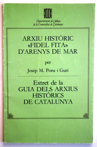 ARXIU HISTÒRIC FIDEL FITA - Barcelona 1982 - Il·lustrat