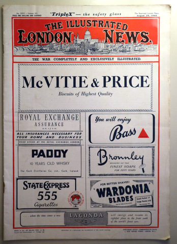THE ILLUSTRATED. LONDON NEWS. August 1942 - London 1942 - Muy ilustrado