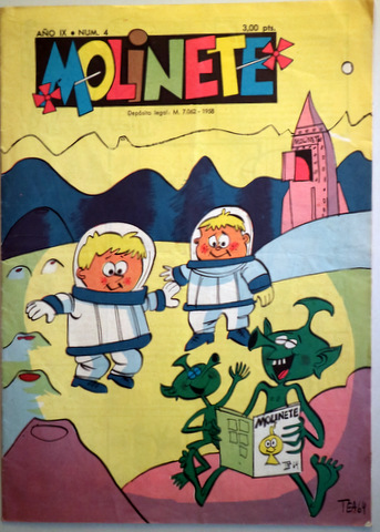 MOLINETE. Año IX. Num. 4  - 1958 - Muy ilustrado
