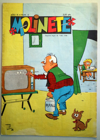 MOLINETE. Año IX. Num. 6 - 1958 - Muy ilustrado