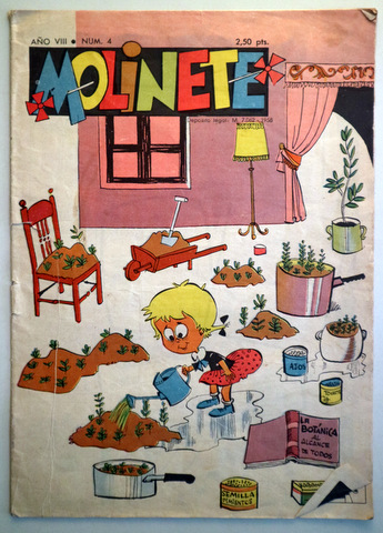 MOLINETE.  Año VIII. Num. 4 - 1958 - Muy ilustrado