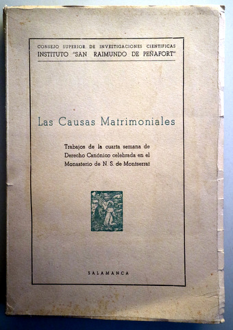 LAS CAUSAS MATRIMONIALES - Salamanca 1952