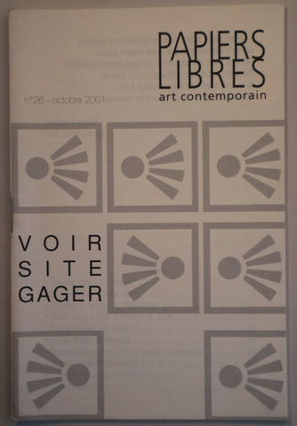 PAPIERS LIBRES. Art contemporain. Nº 26 (octobre 2001) - Nîmes. 2001 - Ilustrado - Livre en français