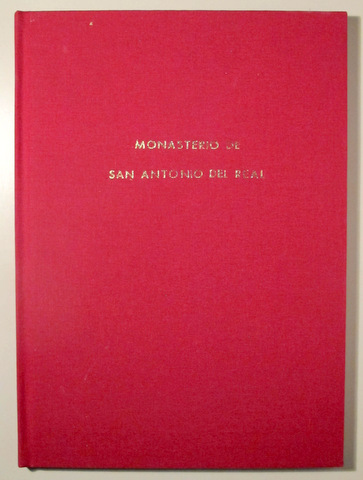 MONASTERIO DE SAN ANTONIO DEL REAL- GD CONTRACT - Madrid s/f - Muy ilustrado