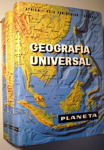 GEOGRAFÍA UNIVERSAL (3 vol. - Completo) - Barcelona 1959