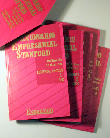 DICCIONARIO EMPRESARIAL STANFORD ( 5 vol. - Completo) - Madrid 1990