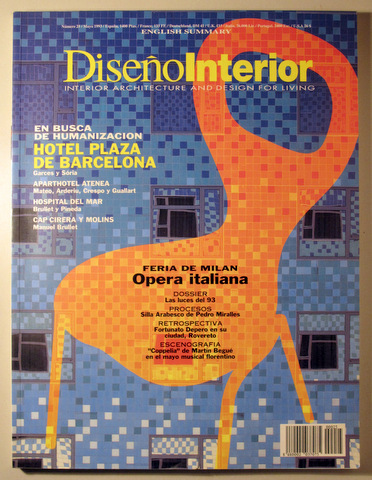 DISEÑO INTERIOR. Interior Architecture and Desing for Living. Nº 25, Mayo 1993 - Madrid 1993 - Ilustrado