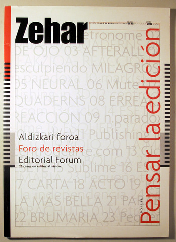 ZEHAR. Nº 47 - 48 - Donostia 2002 - Ilustrado