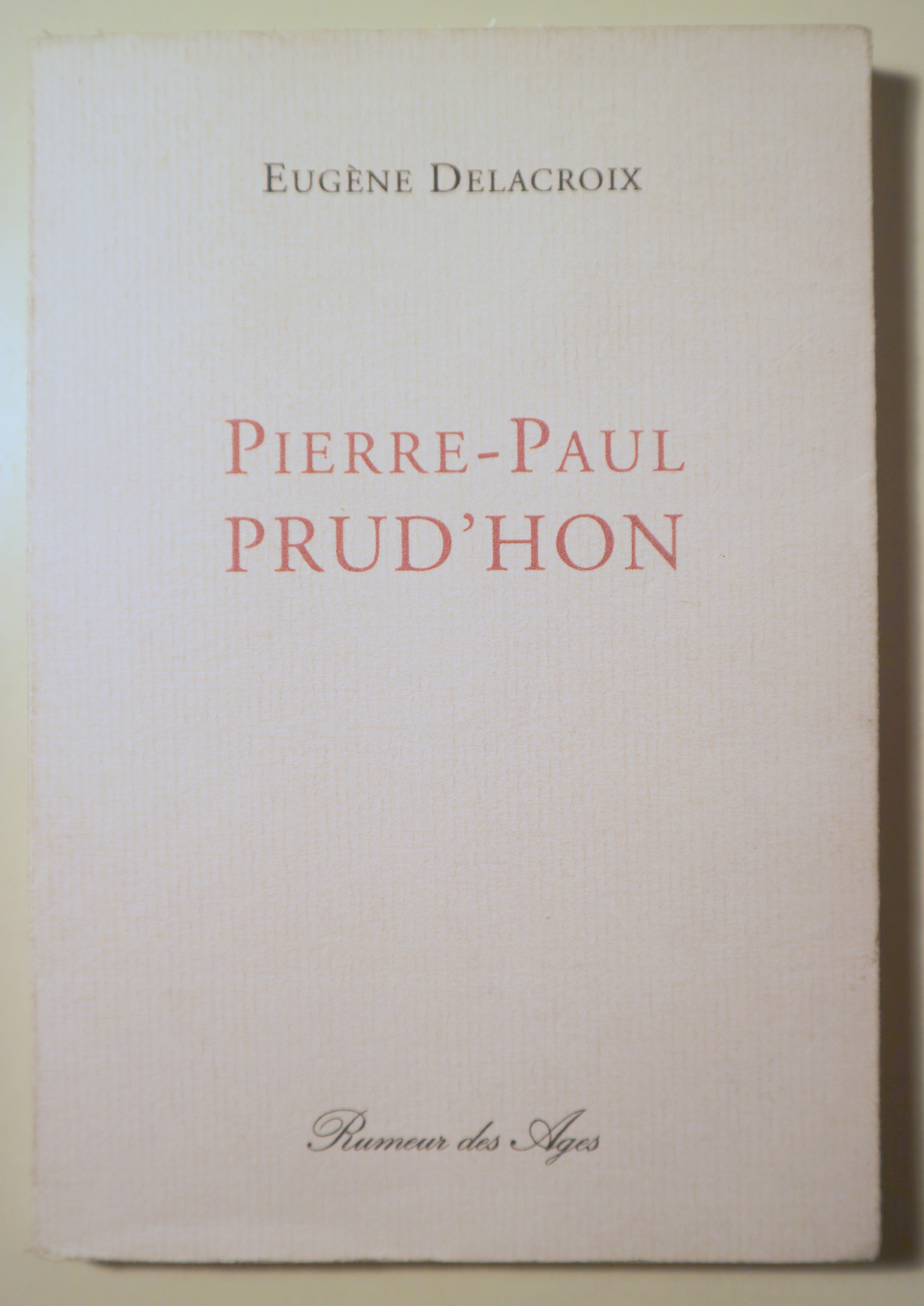 PIERRE-PAUL. PRUD'HON -  La Rochelle 1997