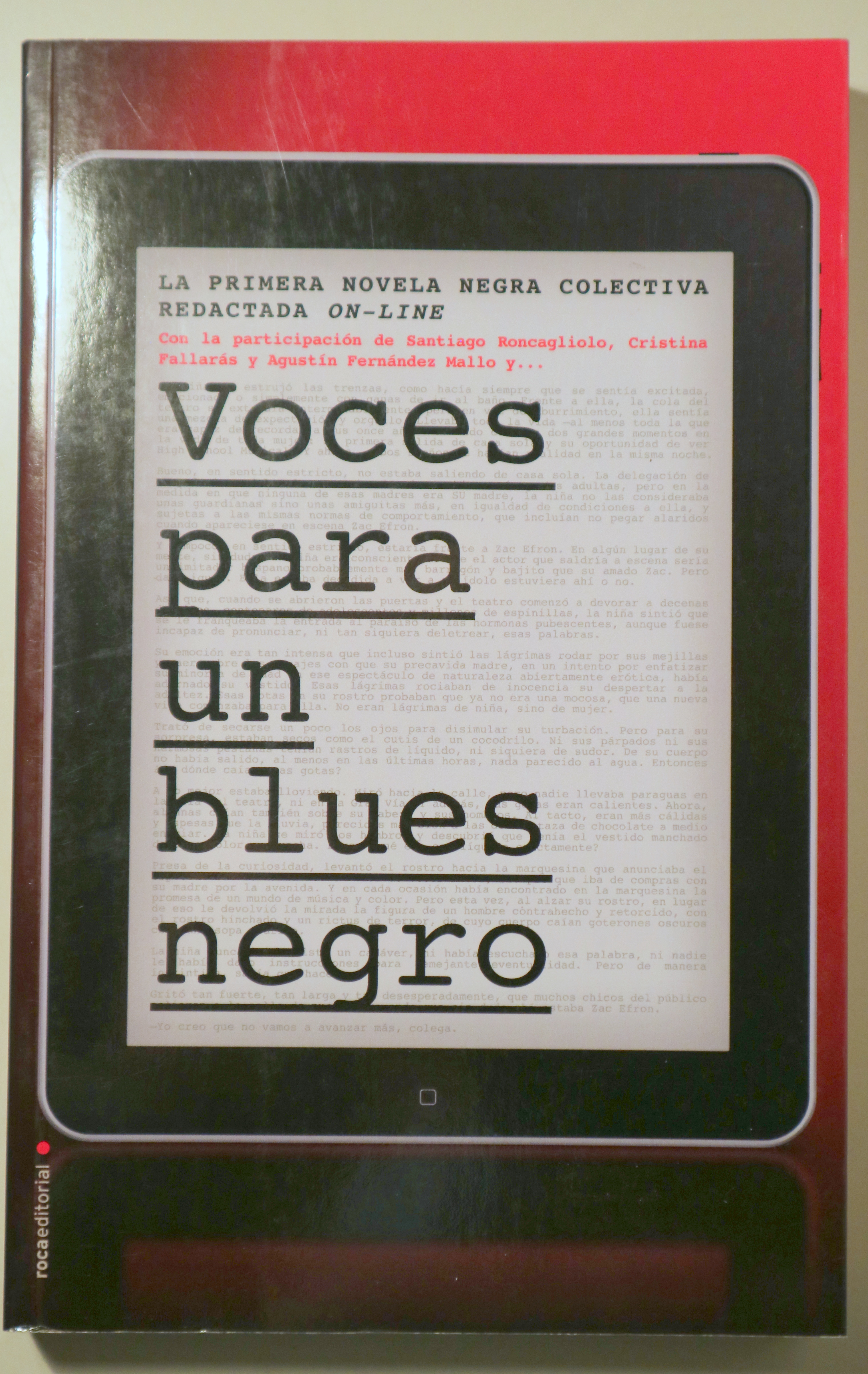 VOCES PARA UN BLUES NEGRO - Barcelona 2011 - Ilustrado