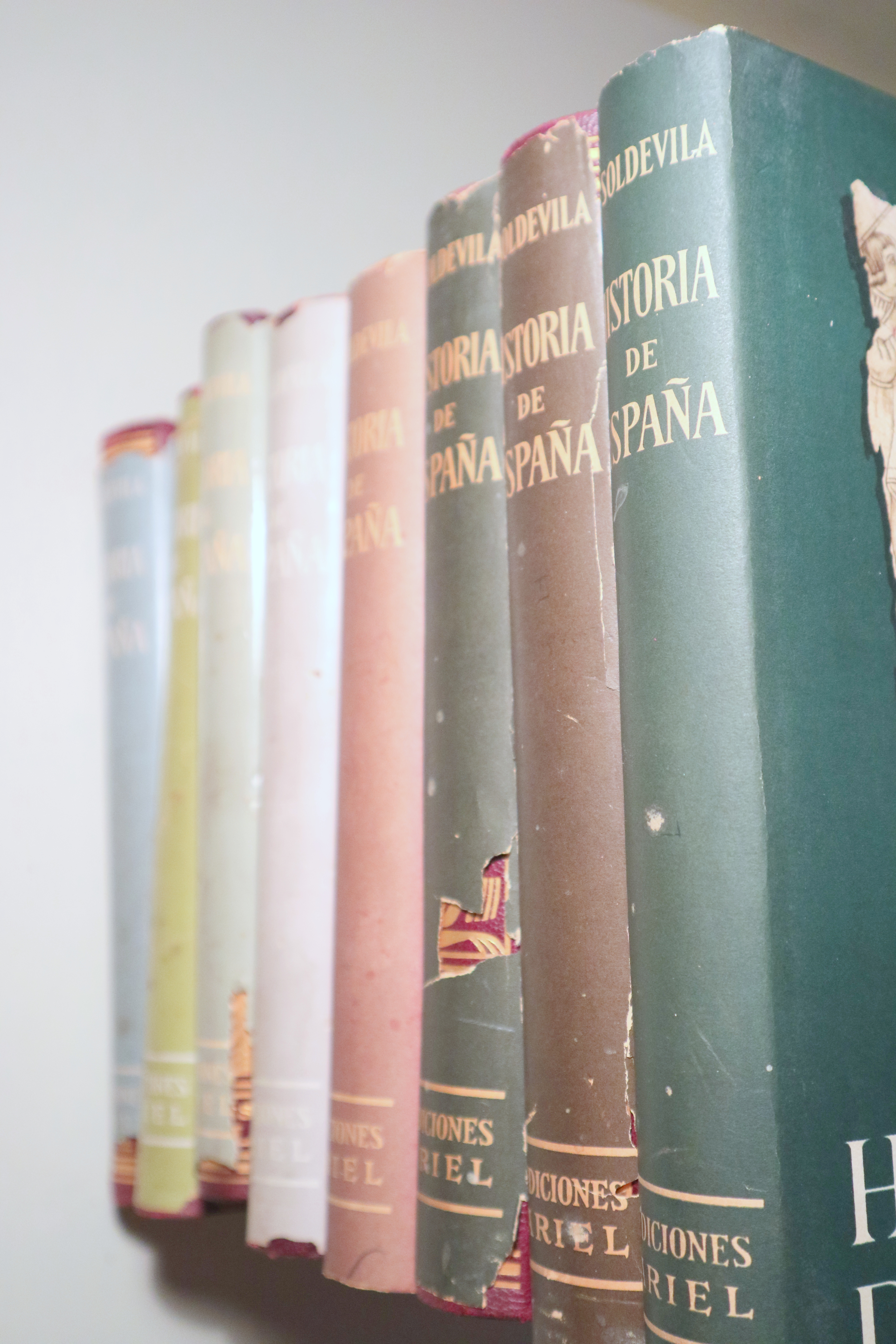 HISTORIA DE ESPAÑA (8 vol. - Completo) - Barcelona 1952-1955 - Ilustados