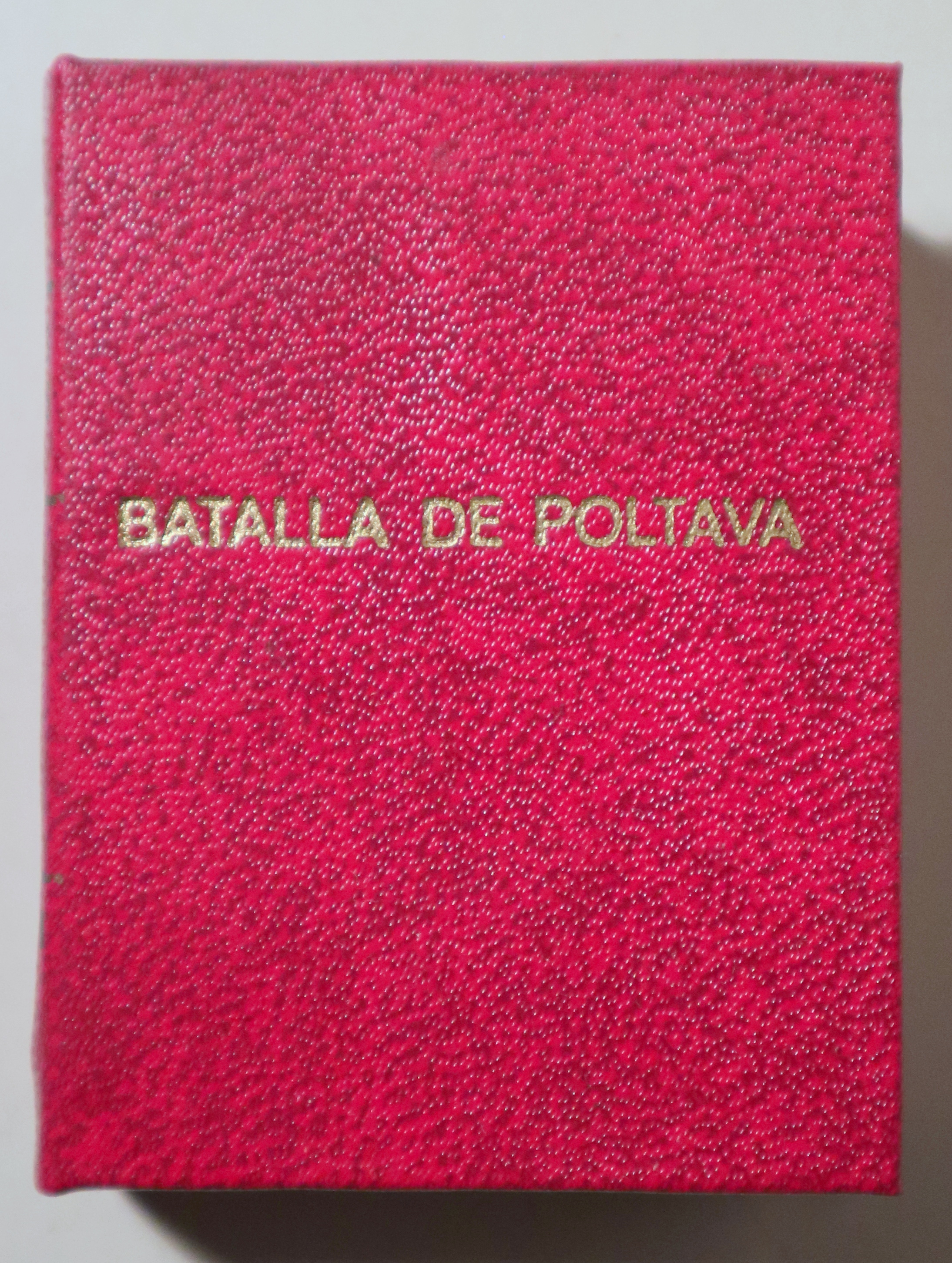 BATALLA DE POLTAVA - Madrid 1974 - Ilustrado