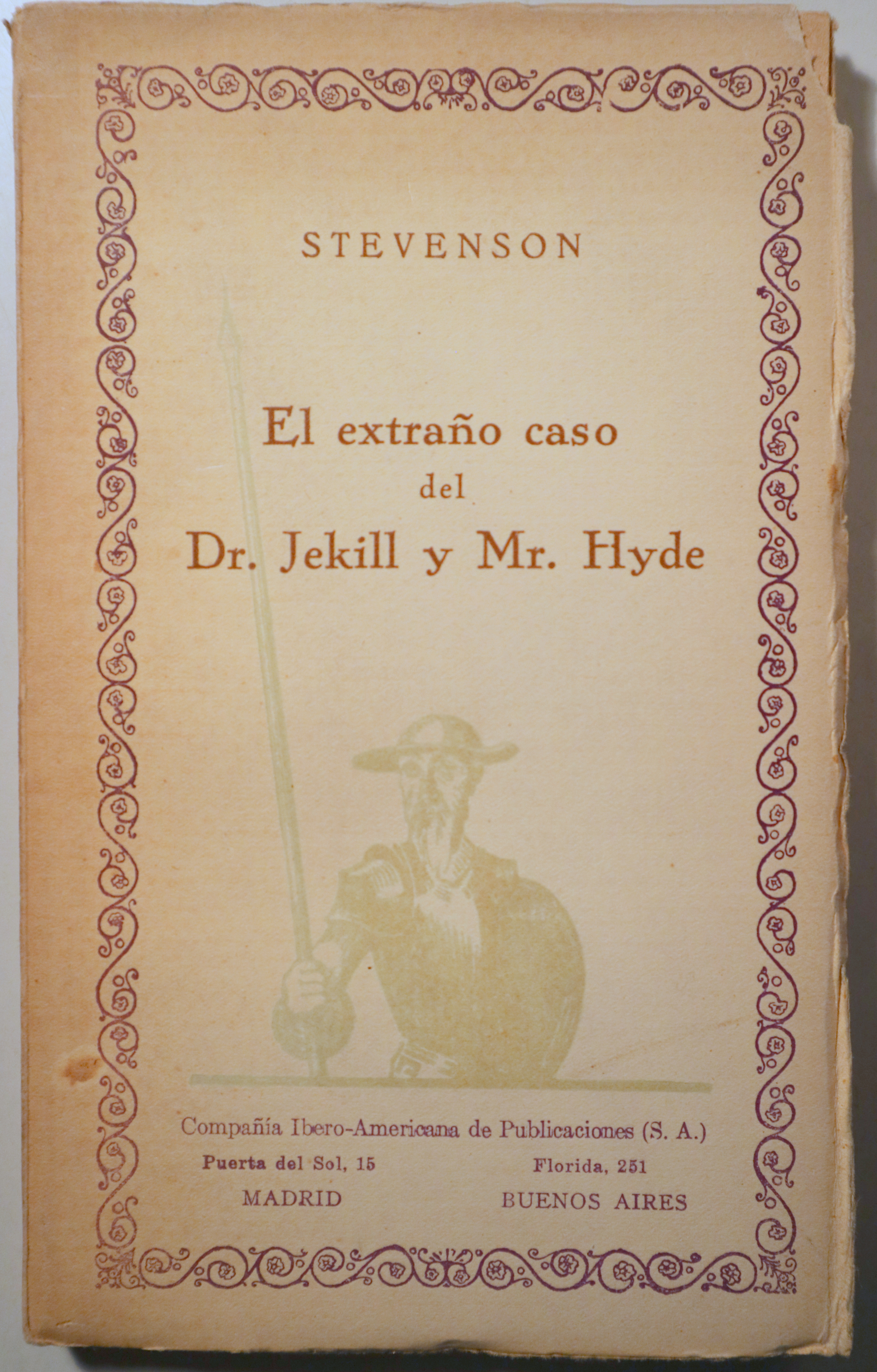 EL EXTRAÑO CASO DE DR. JEKILL Y MR. HYDE - Madrid c. 1920