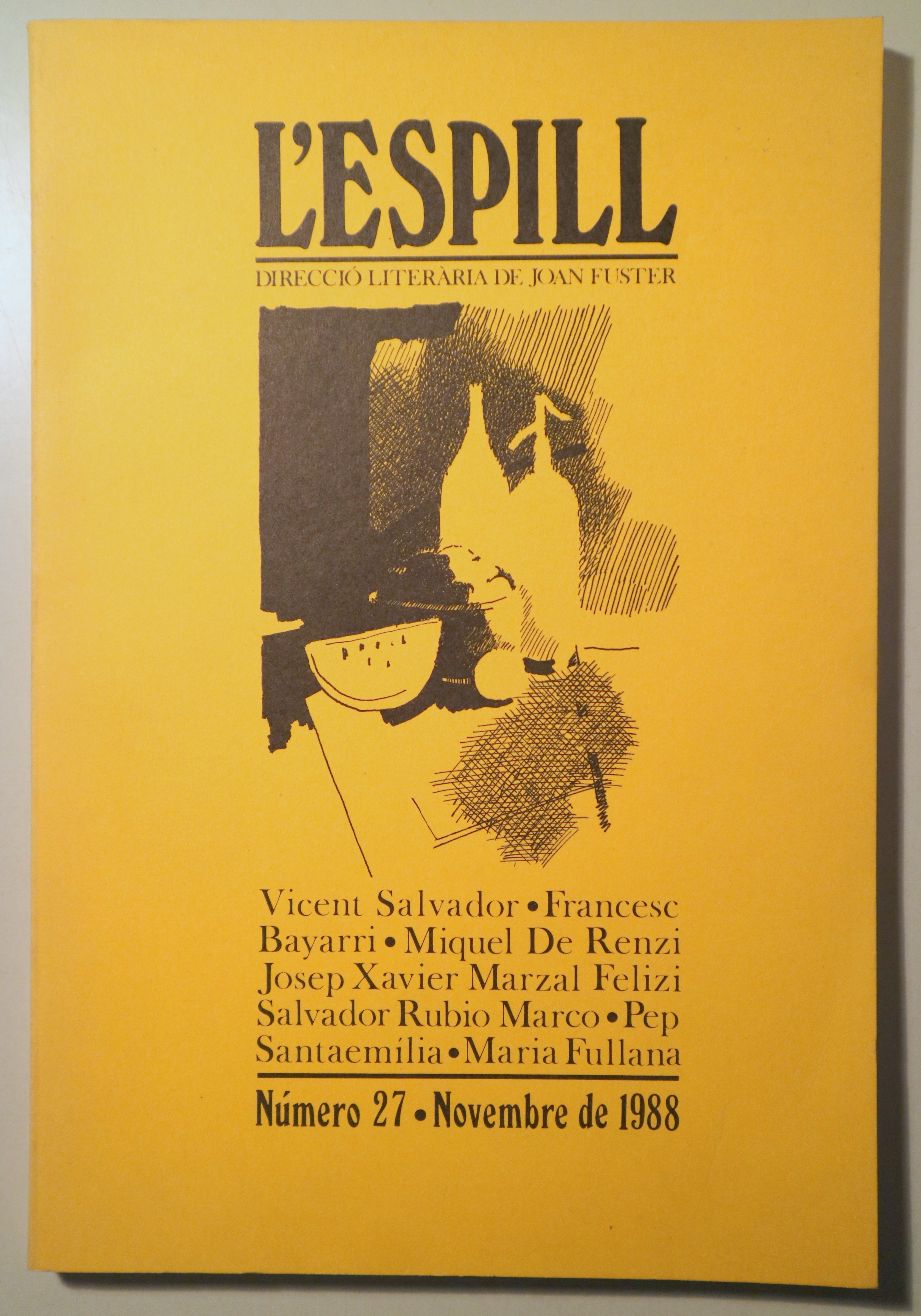 L'ESPILL. Núm. 27 - València 1988 - Molt il·lustrat