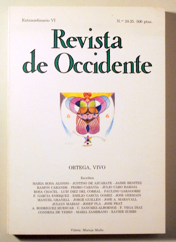 REVISTA DE OCCIDENTE. Extraordinario VI. Nº 24-25 ORTEGA, VIVO- Madrid 1983 - Ilustrado