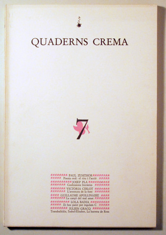QUADERNS CREMA 7 - Barcelona 1983