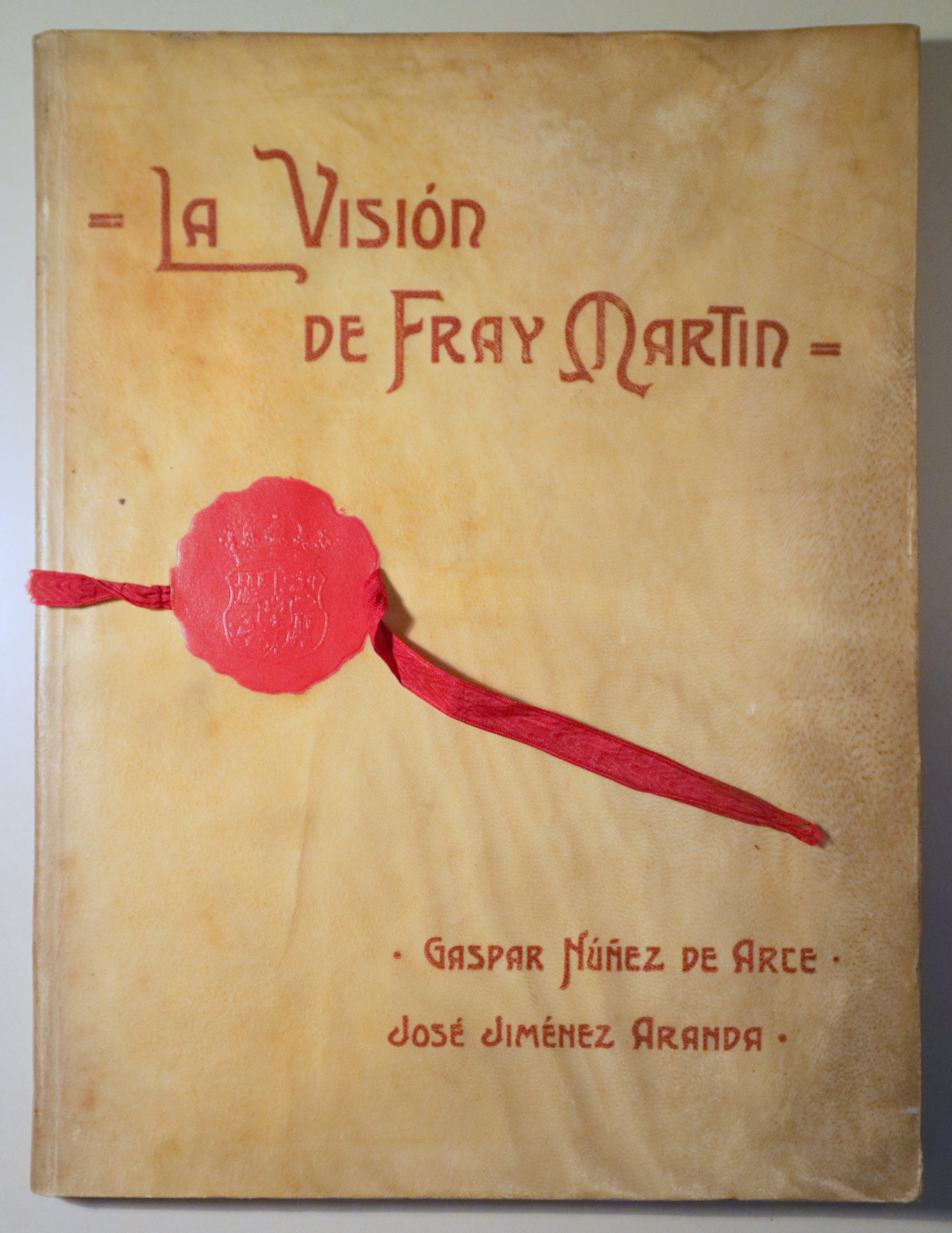 LA VISIÓN DE FRA MARTIN - Madrid 1909 - Tres láminas montadas