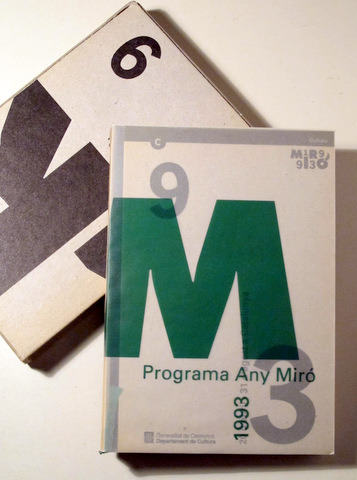 PROGRAMA ANY MIRÓ 1993 - Barcelona 1993