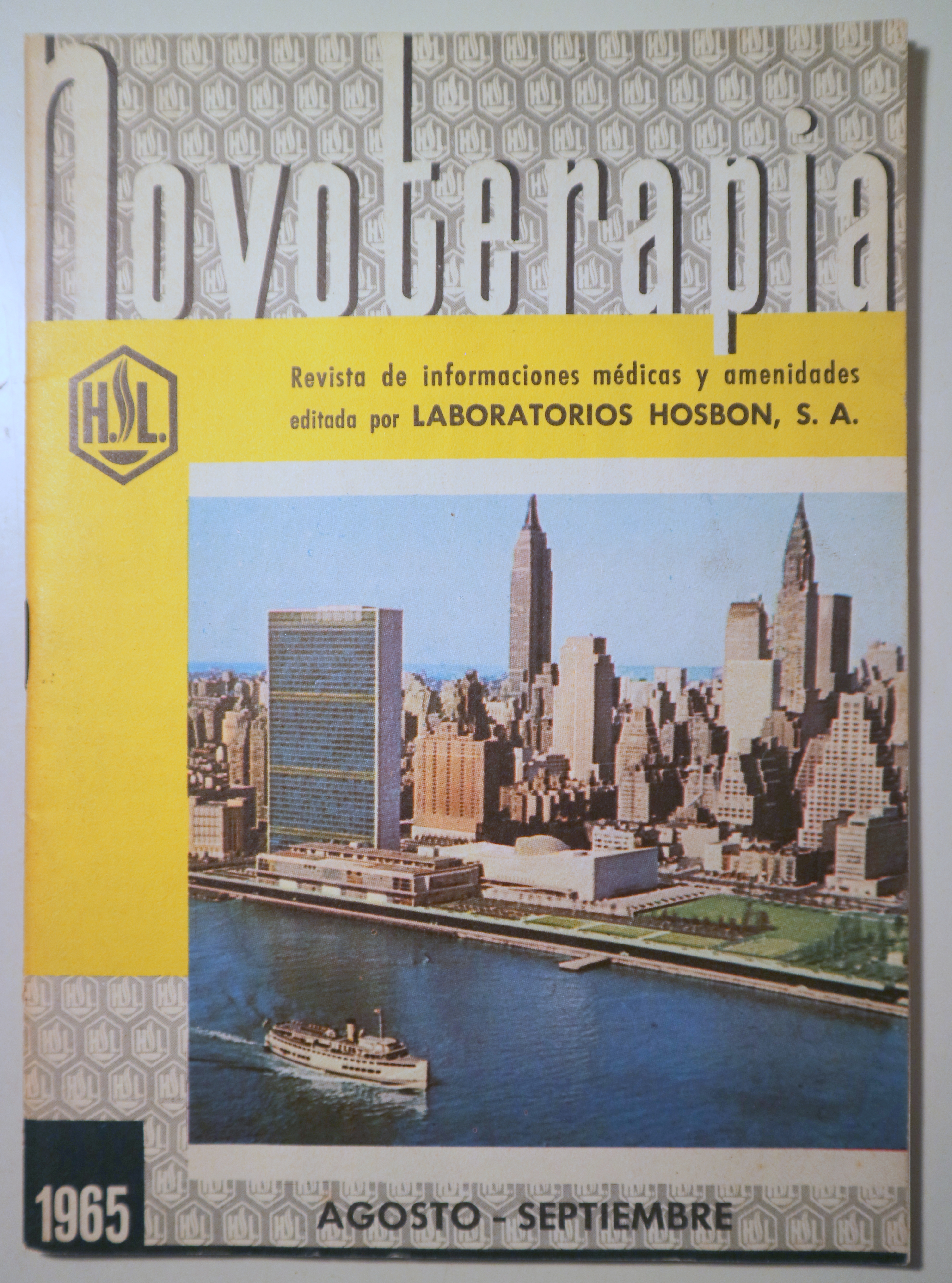 NOVOTERAPIA. Agosto-septiembre 1965 - Barcelona 1965 - Muy ilustrado