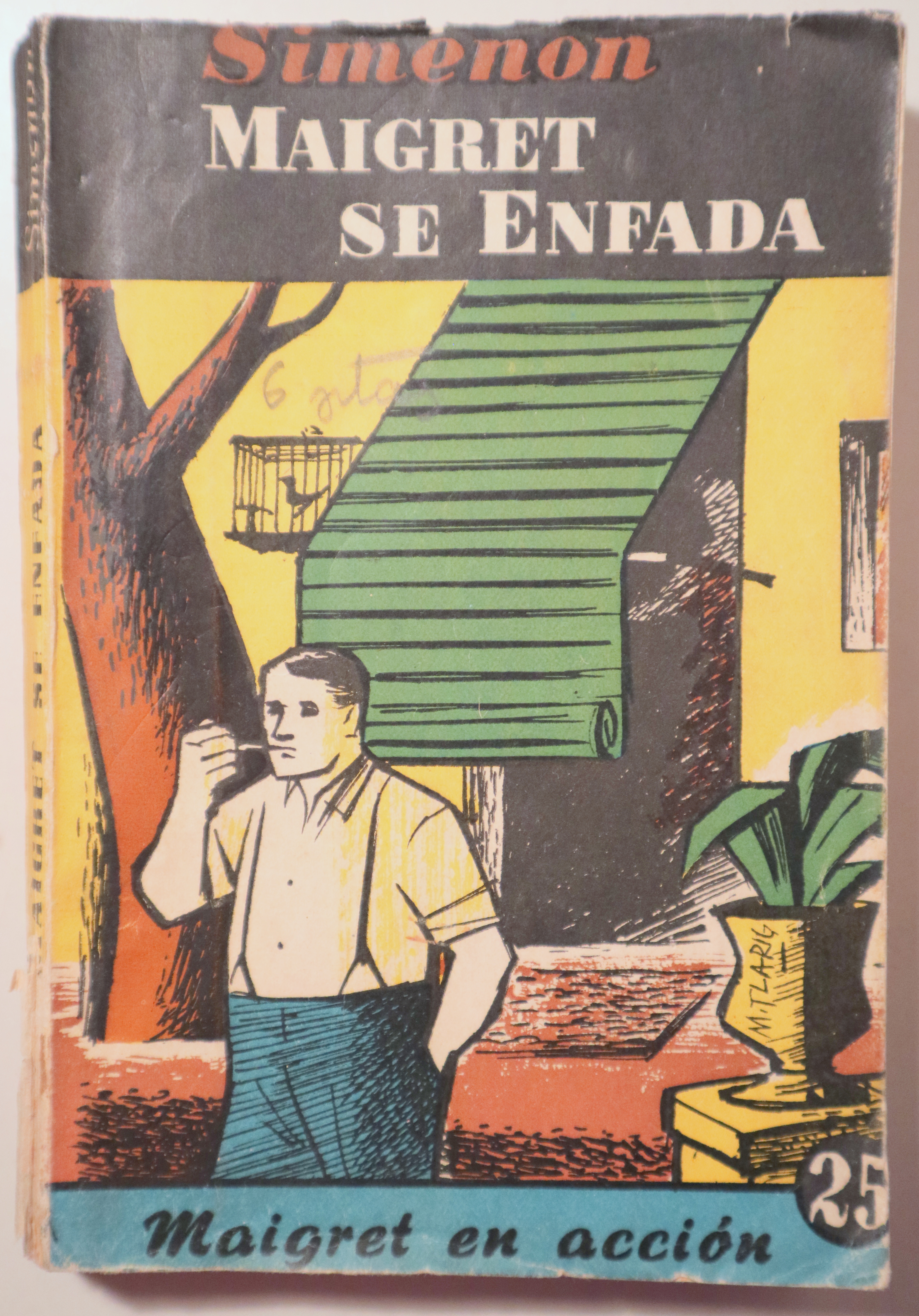 MAIGRET SE ENFADA - Barcelona 1952 - 1ª edición en español