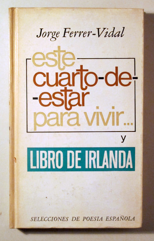ESTE CUARTO-DE-ESTAR PARA VIVIR Y LIBRO DE IRLANDA - Barcelona 1979
