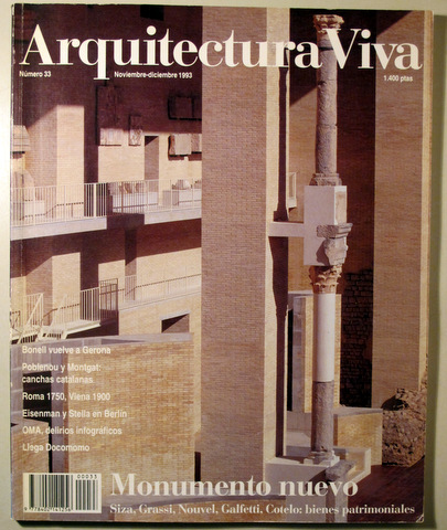 ARQUITECTURA VIVA nº 33 - Madrid 1993 - Ilustrado